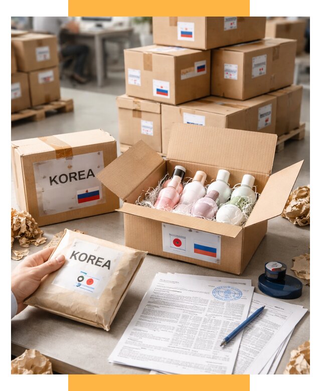 Доставка косметики из Кореи от 8641 р. под ключ | СетСервис-Нвс