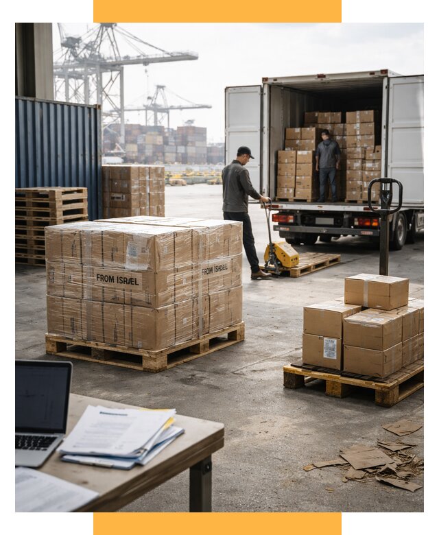 Доставка грузов из Израиля от 15249 р., логистика от СетСервис-Нвс