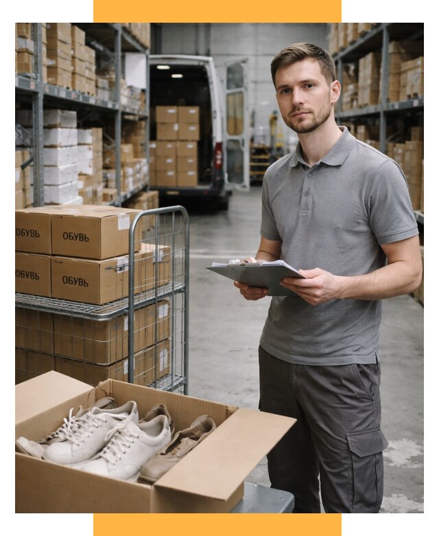 Доставка обуви из Китая и Турции от 4575 р. СетСервис-Нвс