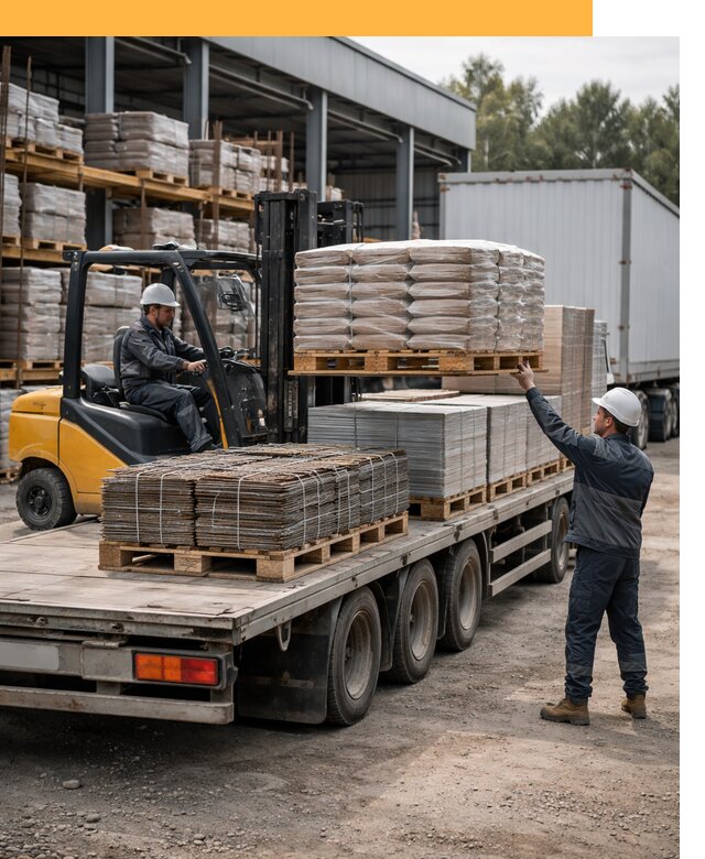 Перевозка строительных материалов по миру от 5591 руб