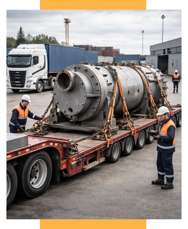 Перевозка тяжеловесных грузов под ключ от 152490 р. | СетСервис-Нвс