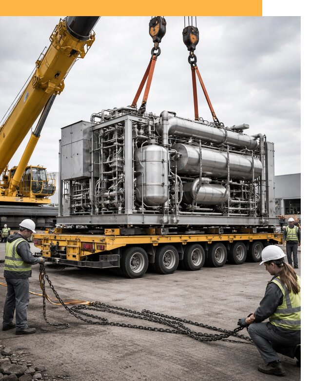 Перевозка тяжеловесных грузов по миру от 152490 руб