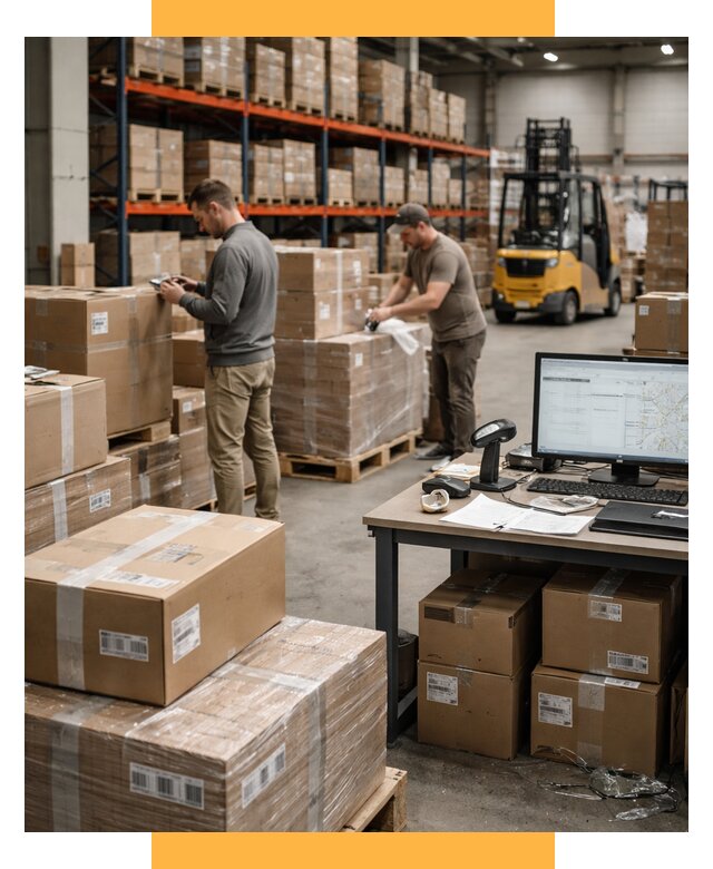 Склад консолидации в Европе от 6608 р., услуги СетСервис-Нвс